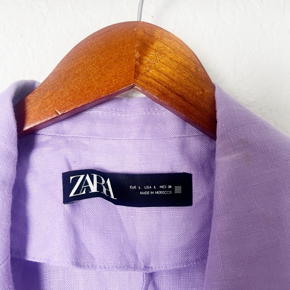 Zara Purple Blazer - Picture 6 of 11